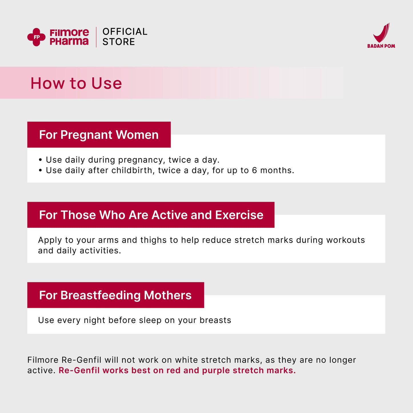 Filmore Regenfil Stretch Mark Cream with REGESTRIL™