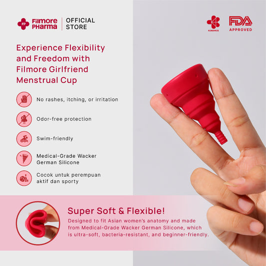 Filmore Girlfriend Collapsible Menstrual Cup