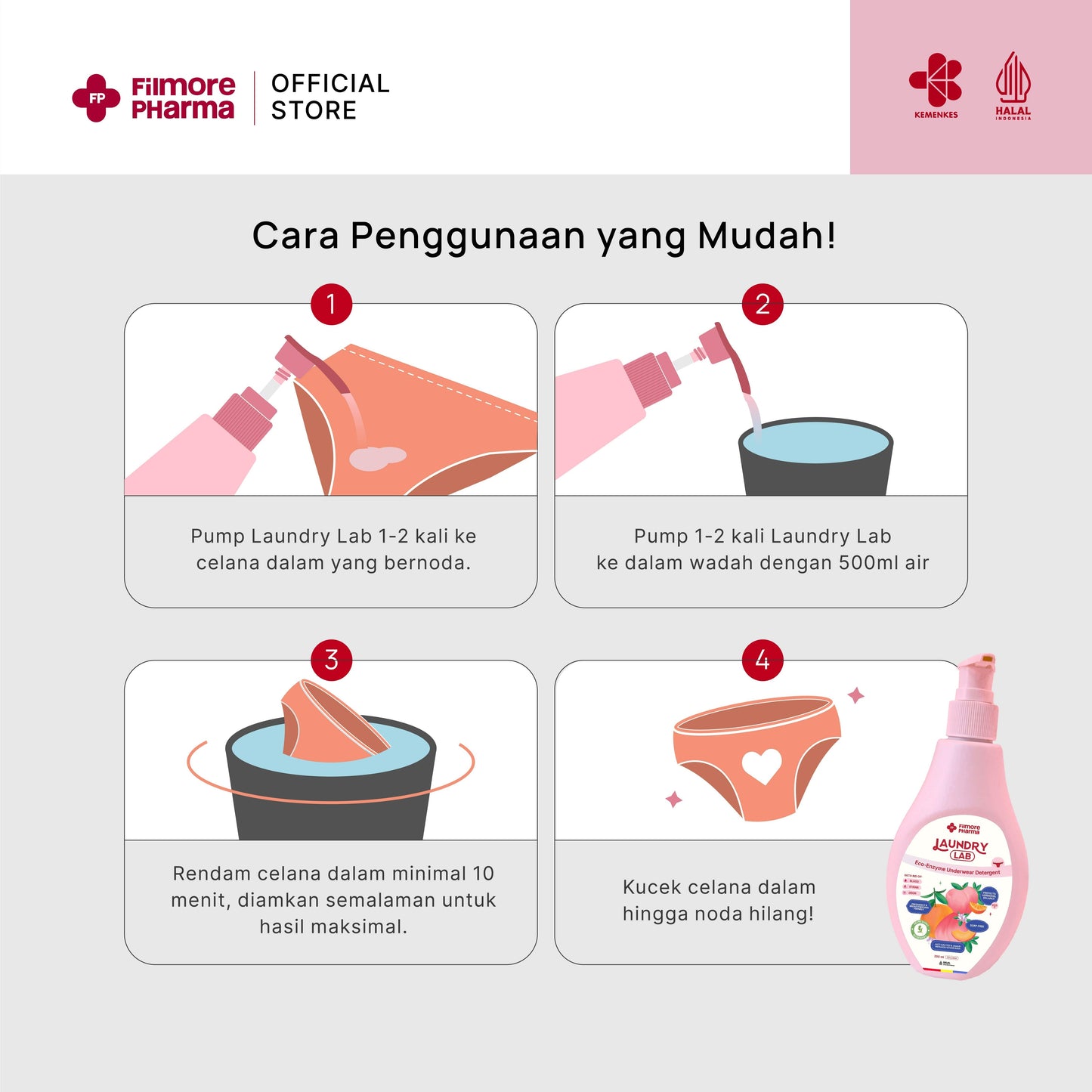 Value Pack Filmore Laundry Lab | 2pcs, 3pcs, 4pcs Laundry Lab | Bundling Package