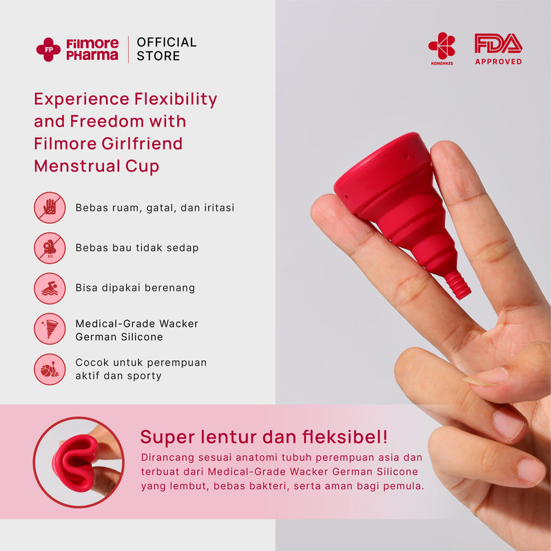 Complete Menstrual Cycle Bundle | Bundling Girlfriend Menstrual Cup Regular & Mini