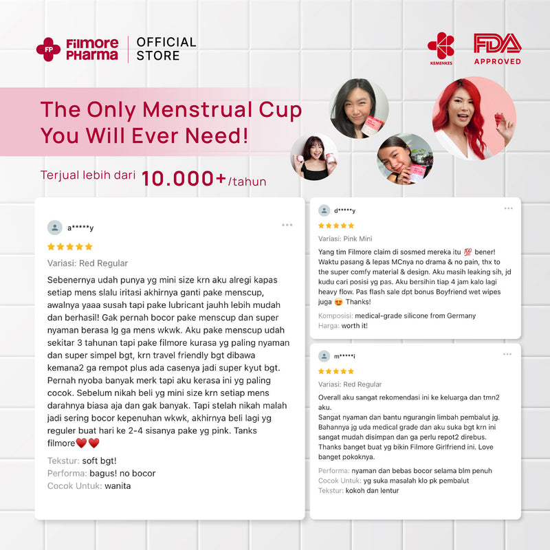 Complete Menstrual Cycle Bundle | Bundling Girlfriend Menstrual Cup Regular & Mini