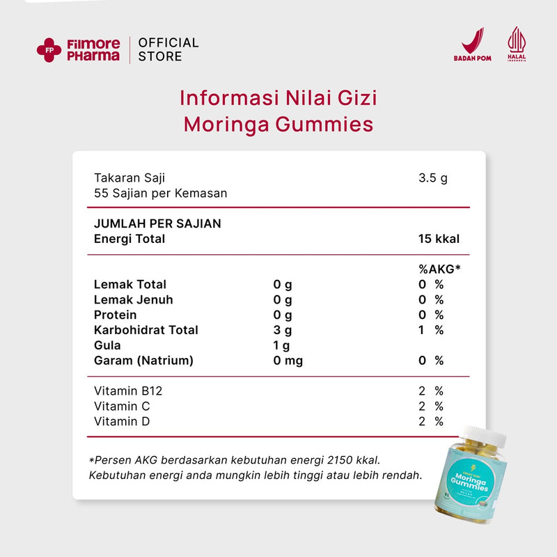 First Day Moringa Gummies - Immune booster