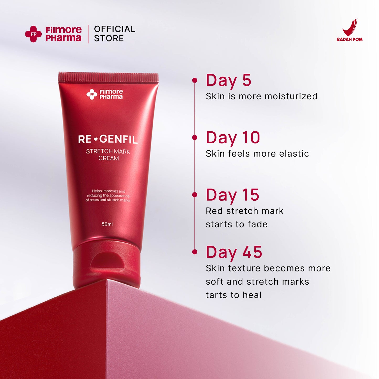 Filmore Regenfil Stretch Mark Cream with REGESTRIL™