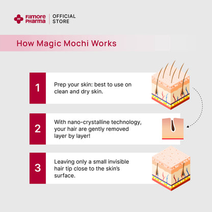 Filmore Magic Mochi Nano Crystalline Hair & Dead Skin Remover