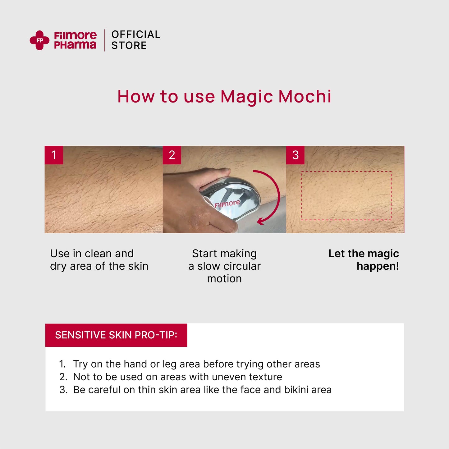 Filmore Magic Mochi Nano Crystalline Hair & Dead Skin Remover