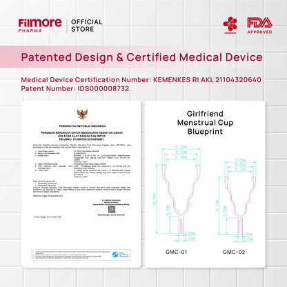 Complete Menstrual Cycle Bundle | Bundling Girlfriend Menstrual Cup Regular & Mini