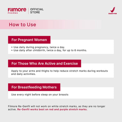 Filmore Regenfil Stretch Mark Cream with REGESTRIL™