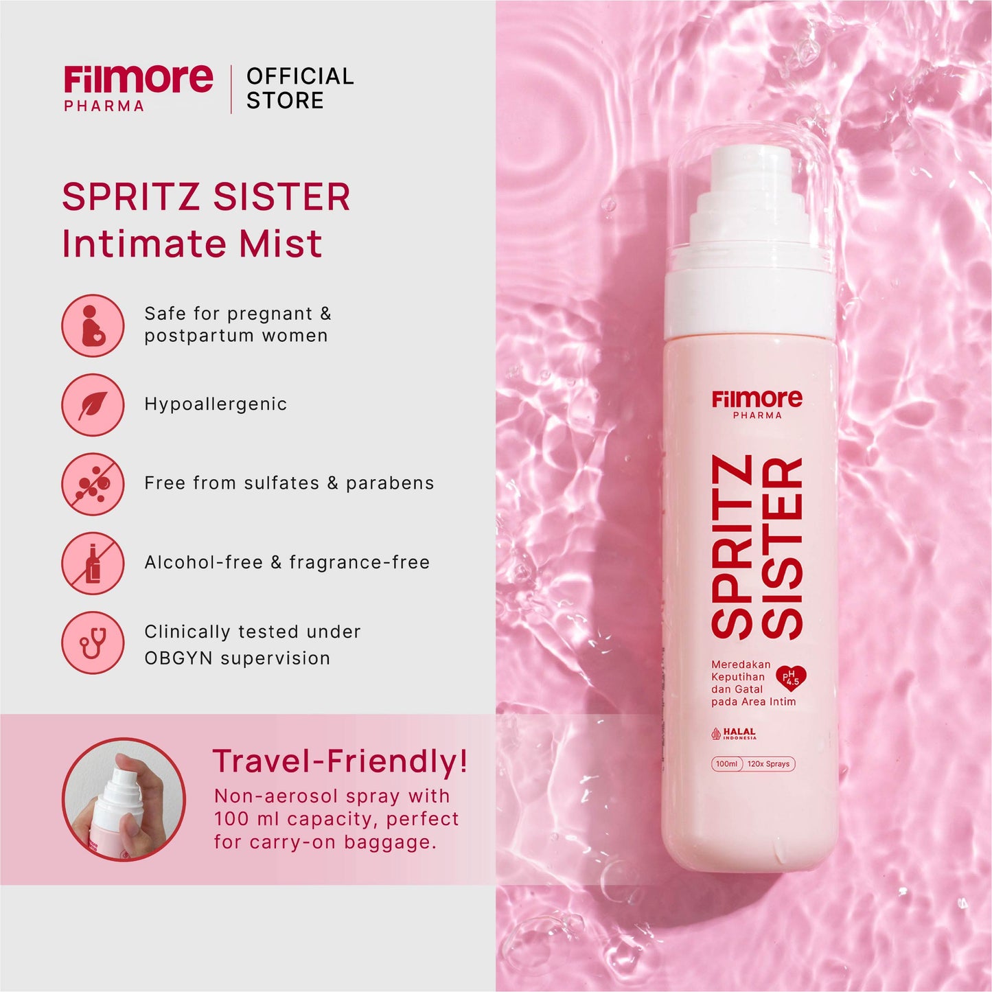 2pcs Value Pack Filmore Spritz Sister Mist Regular
