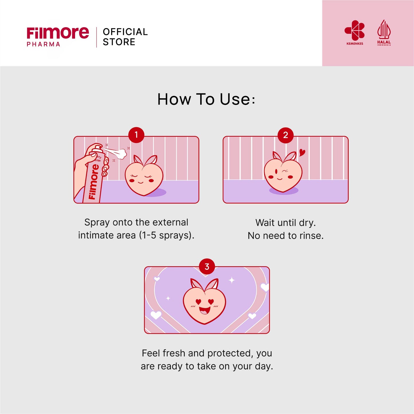 Filmore Spritz Sister Antiseptic Intimate Mist Regular 100ml