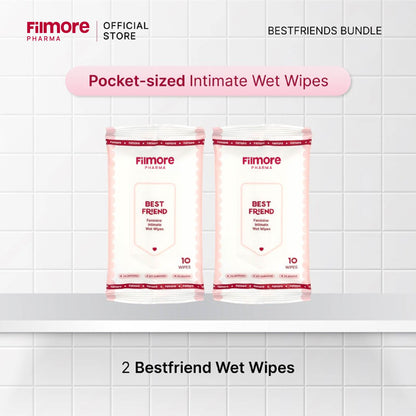 Filmore Bestfriend Wet Wipes | Feminine Wet Wipes