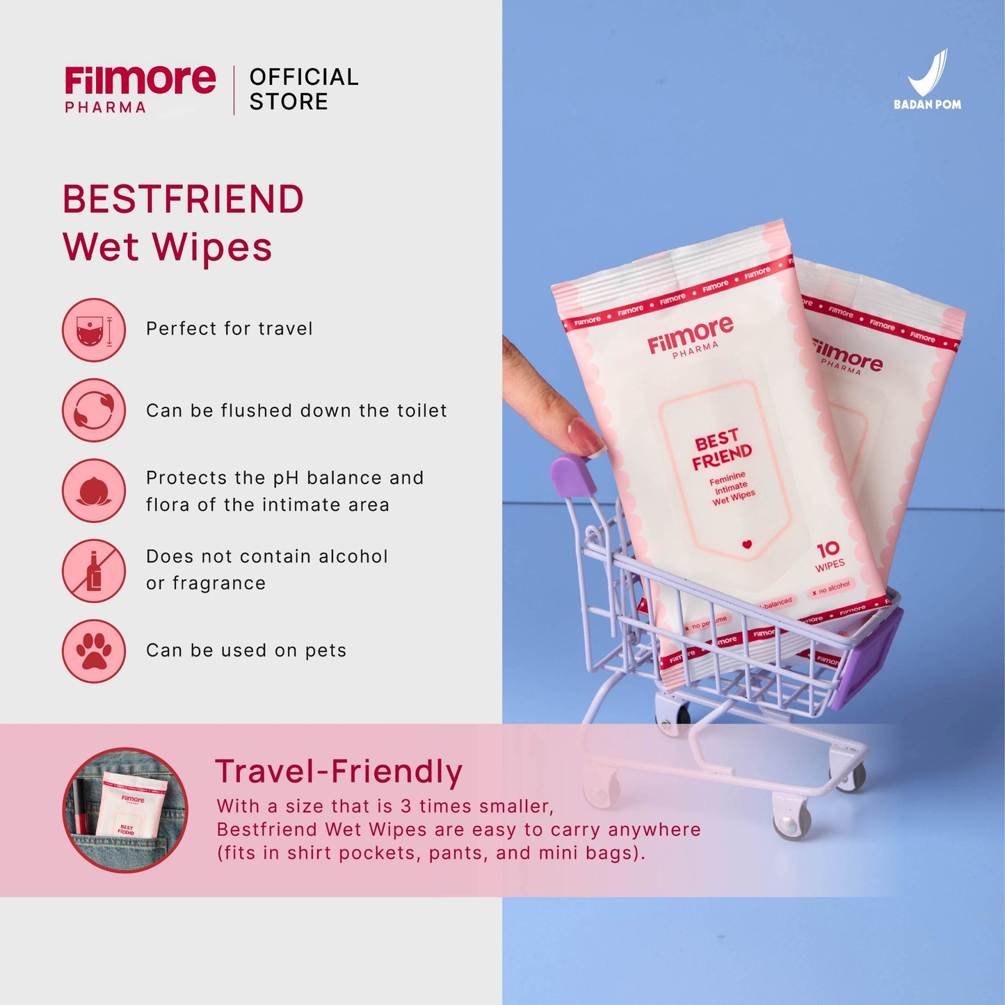 Value Pack Filmore Bestfriend Wet Wipes | Bundling Package