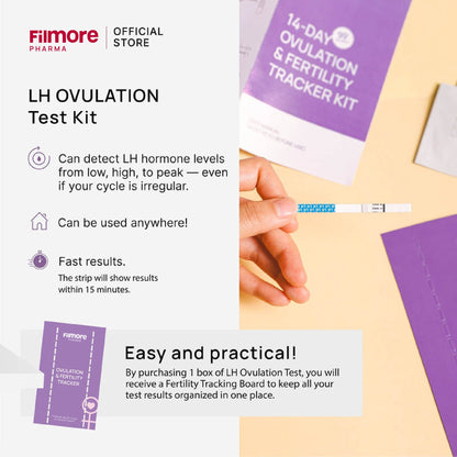 Filmore 14-Day Ovulation & Fertility Tracker Kit
