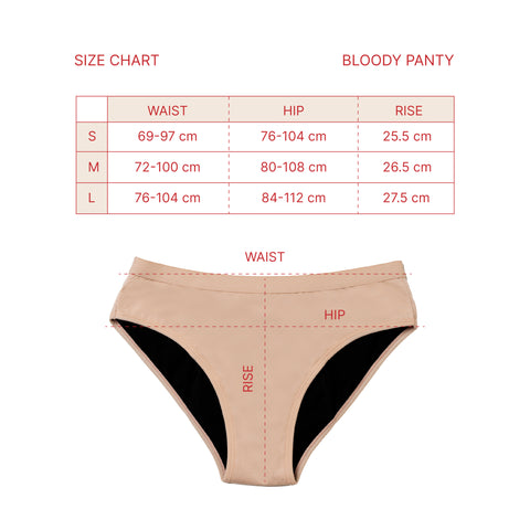 Bloody Panty Period Underwear