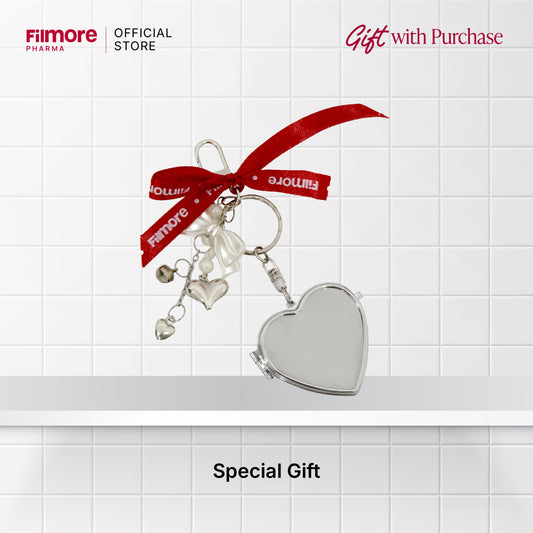 Special Free Gift - Keychain Mirror Love with Charm