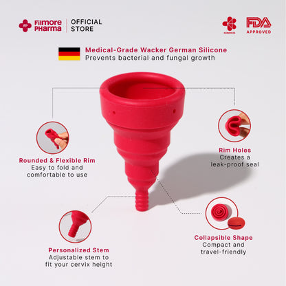 Filmore Girlfriend Collapsible Menstrual Cup