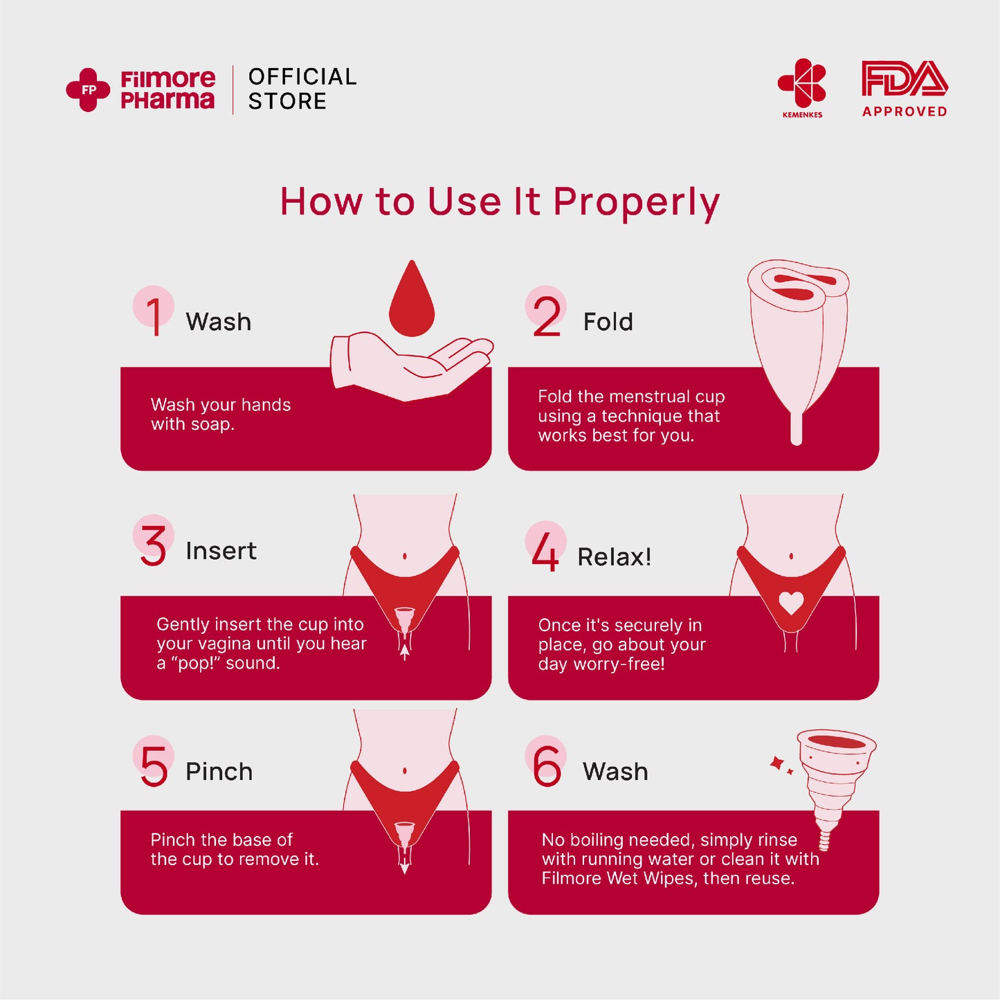 Filmore Girlfriend Collapsible Menstrual Cup