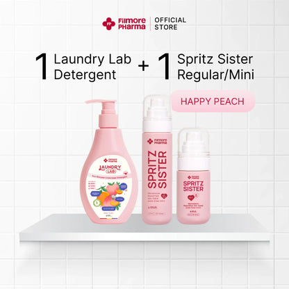 Filmore Happy Peach Bundling | 1 Laundry Lab & 1 Spritz Sister Mist